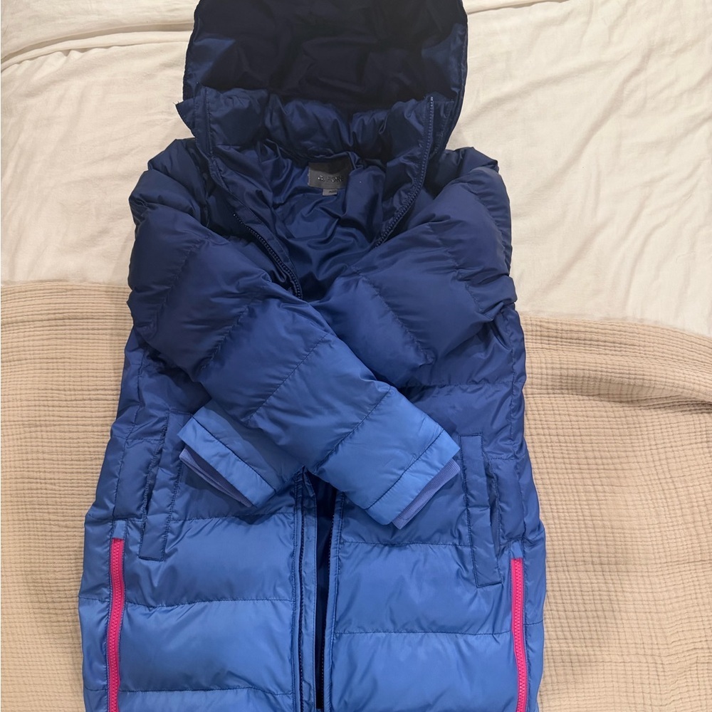 G/FORE Women's Blue Puffer Coat - Picture 4 of 8